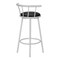 Monarch Specialties Bar Stool, Set Of 2, Swivel, Bar Height, Grey Metal, Black Leather Look, Contemporary, Modern I 2399 - alternate 6